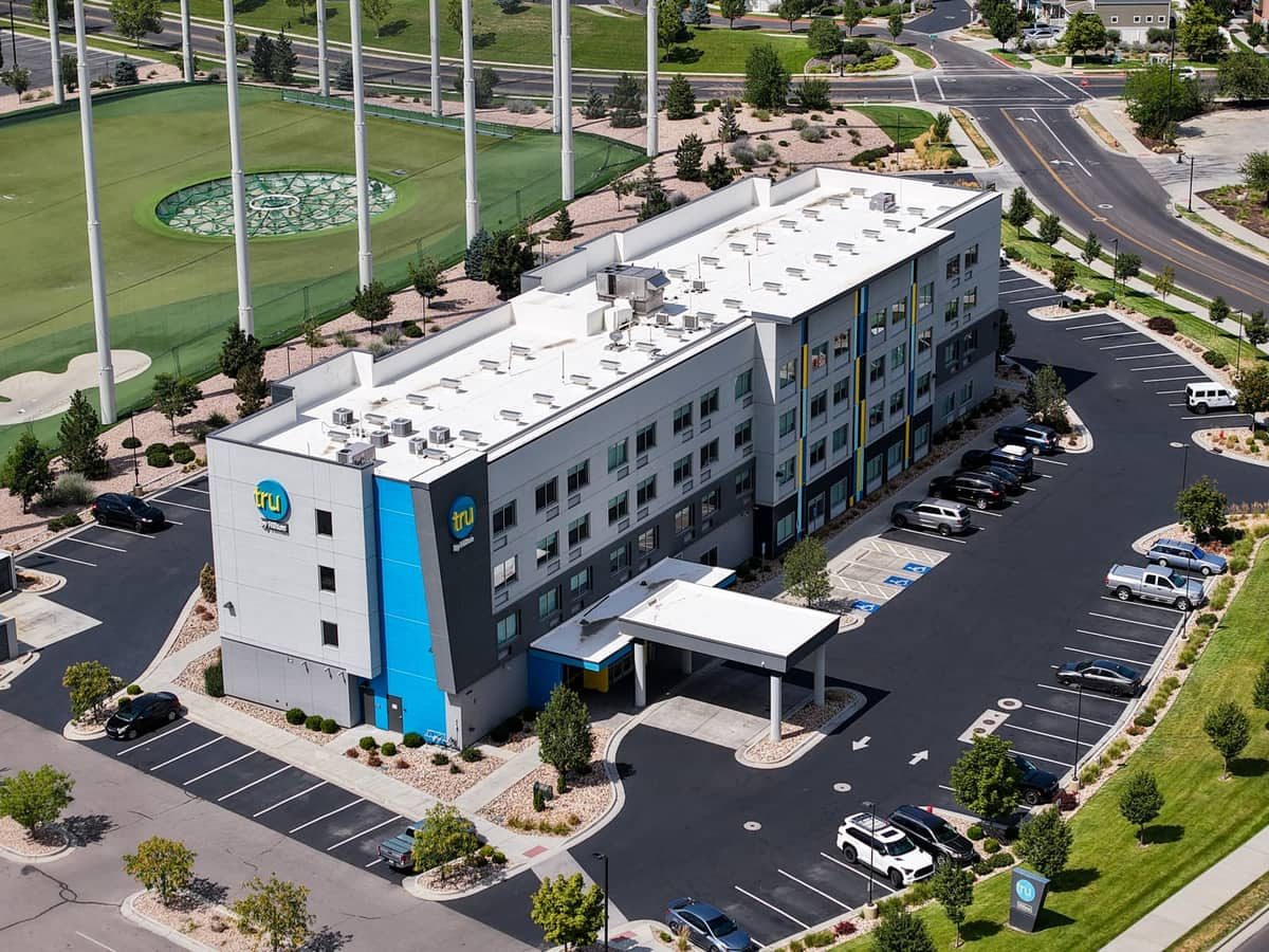 Sealcoating work at a hotel property