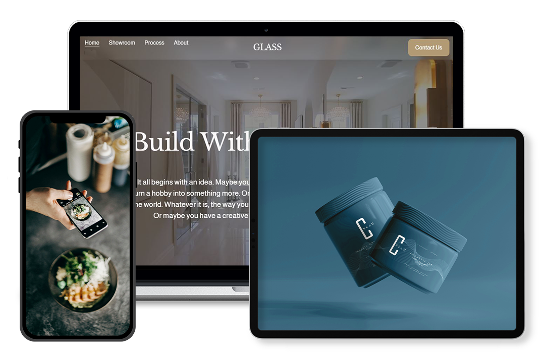 3TR Media website and device mockups