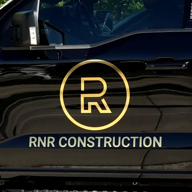 RNR Construction branded truck