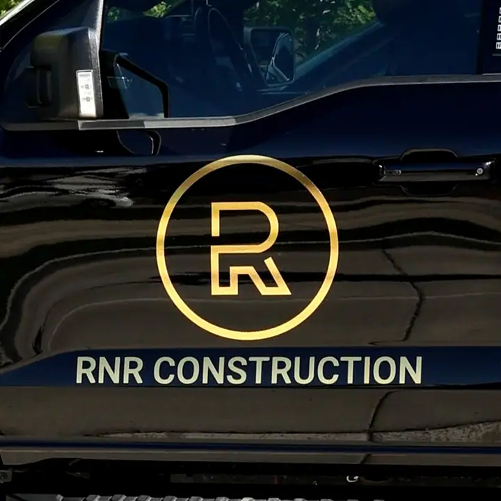 RNR Construction vehicle wrap and branding by 3TR Media