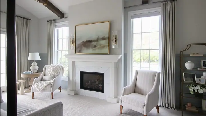 Uptown Drapes product photography in a Utah home
