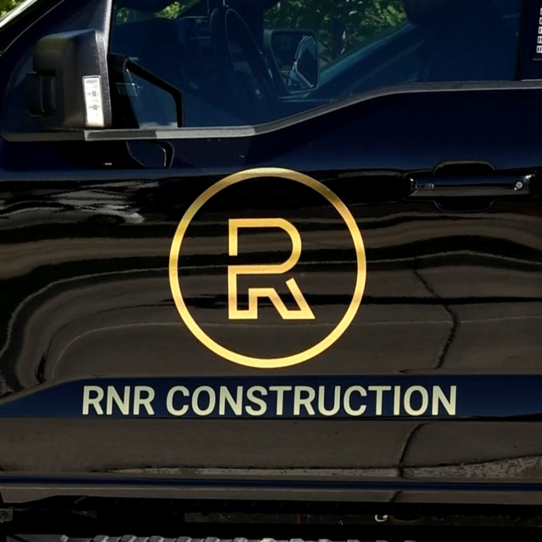 R&R Construction branded truck